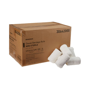 McKesson, Nonsterile Fluff Bandage Roll 4+ Inch x 4-1/10 Yard, 1 Roll