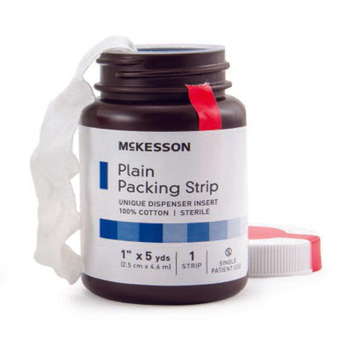 McKesson, Nonimpregnated Wound Packing Strip 1 Inch x 5 Yard, 1 Each
