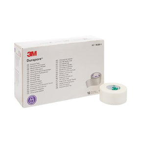 3M, Durapore Silk-Like Cloth Medical Tape 1 Inch x 10 Yard White, 1 Roll