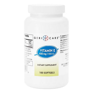 Sunmark, Geri-Care Vitamin E Supplement, 100 Tablets