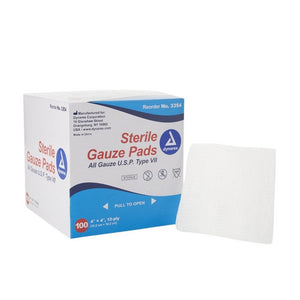 Dynarex, Sterile Gauze Sponge 4 x 4 Inch, Box Of 1