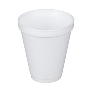 RJ Schinner, Dart Drinking Cup White Styrofoam Disposable, Case Of 40