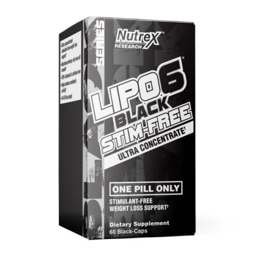 Nutrex Research, LIPO-6 Black Ultra Concentrate Stim-Free V1, 60 Capsules