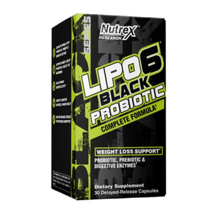 Nutrex Research, LIPO-6 Black Probiotic, 30 Capsules