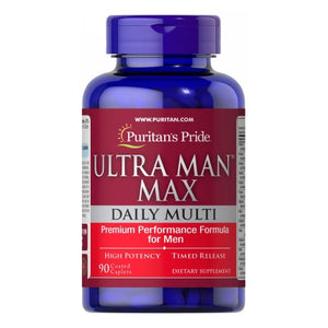 Puritan's Pride, Ultra Man Max, 90 Caplets