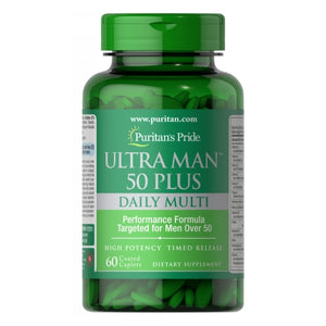 Puritan's Pride, Ultra Man 50 Plus, 60 Caplets