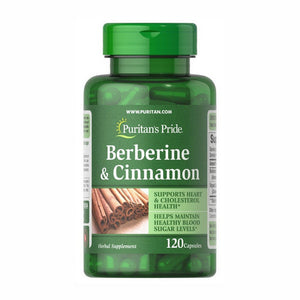 Puritan's Pride, Berberine and Cinnamon, 120 Capsules