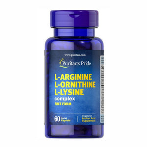 Puritan's Pride, L-Arginine L-Ornithine L-Lysine, 60 Caplets