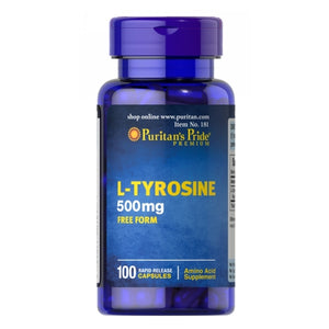 Puritan's Pride, L-Tyrosine, 500 mg, 100 Caps