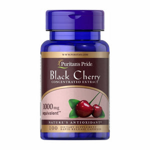 Puritan's Pride, Black Cherry Concentrated Extract, 1000 mg, 100 Capsules