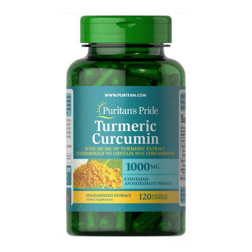 Puritan's Pride, Turmeric Curcumin with Bioperine, 1000 mg, 120 Capsules