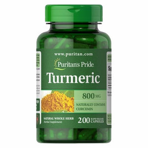 Puritan's Pride, Turmeric, 800 mg, 200 Capsules