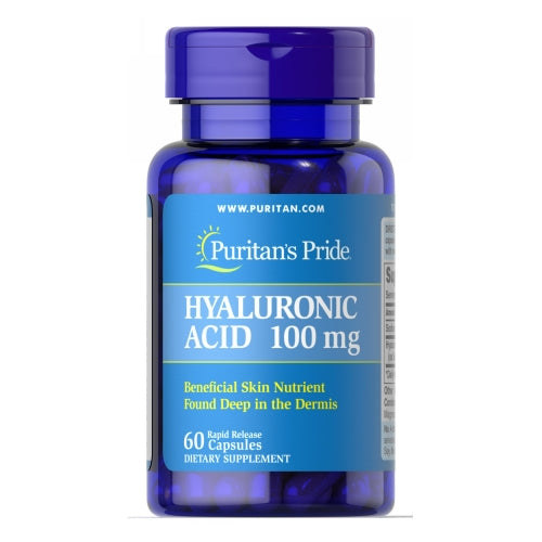 Puritan's Pride, Hyaluronic Acid, 100 mg, 60 Capsules