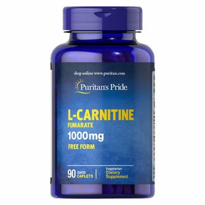 Puritan's Pride, L-Carnitine Fumarate, 1000 mg, 90 Caplets