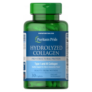 Puritan's Pride, Hydrolyzed Collagen Trial Size, 1000 mg, 30 Caplets