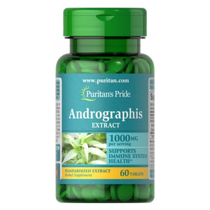 Puritan's Pride, Andrographis Extract, 500 mg, 60 Tablets