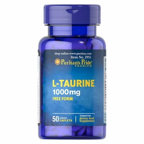 Puritan's Pride, L-Taurine, 1000 mg, 50 Caplets