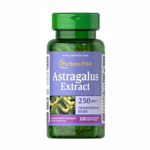 Puritan's Pride, Astragalus Extract, 250 Mg, 100 Softgels