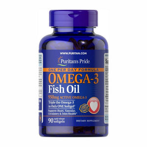 Puritan's Pride, One Per Day Omega-3 Fish Oil, 950 Mg, 90 Softgels