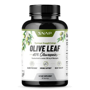 Snap Supplements, Olive Leaf, 60 Caps