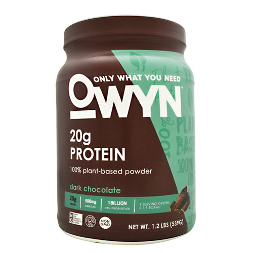 Only What You Need, Dark Chocolate Plant Protein, 1.2 Lbs
