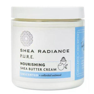 Shea Radiance, Nourishing Body Cream With Colloidal Oatmeal Unscented, 8 Oz