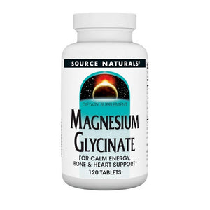 Source Naturals, Magnesium Glycinate, 120 Tabs