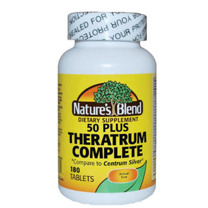 Nature's Blend, Theratrum Complete 50 Plus With Lutein & Lycopene, 180 Tabs