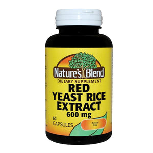 Nature's Blend, Red Yeast Rice Extract, 600 mg, 60 Caps