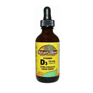 Nature's Blend, Vitamin D3 Drops, 125 Mcg, 1.75 Oz