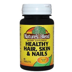 Nature's Blend, Healthy Hair Skin And Nails, 60 Tabs