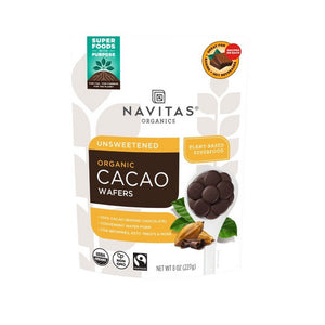 Navitas Organics, Cacao Wafers, 8 Oz
