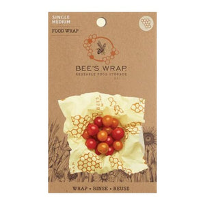 Bees Wrap, Honeycomb Single Medium Wrap, 1 Count