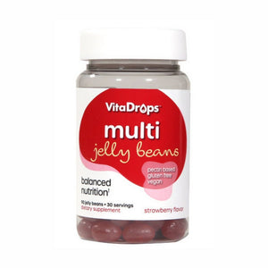 Vitadrops, Multi Jelly Beans Strawberry, 90 Count