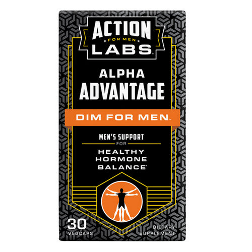 Action Labs, Dim For Men Alpha Advantage, 30 Veg Caps