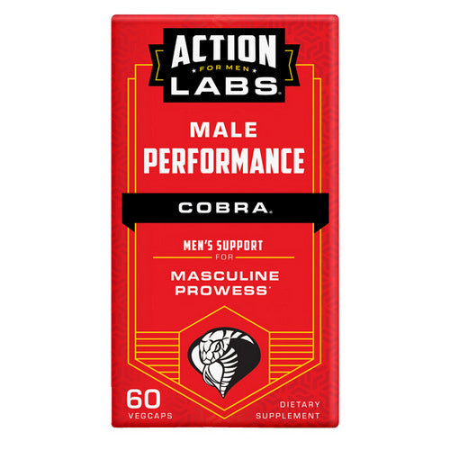 Action Labs, Cobra Male Performance For Sexual Energy, 60 Veg Caps