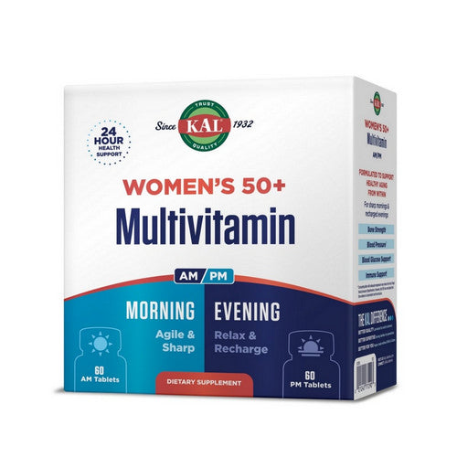 Kal, Multivitamin Am/Pm Women's 50+, 2x60 Caps