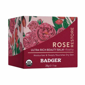Badger Balm, Rose Beauty Balm, 28 Grams