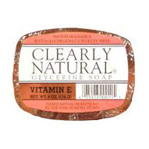 Clearly Natural, Essentials Glycerin Bar Soap Vitamin E, 4 Oz