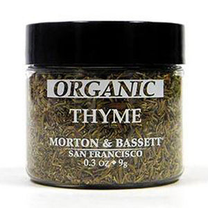 Morton & Bassett, Organic Spice Thyme Mini, 0.3 Oz (Case Of 3)