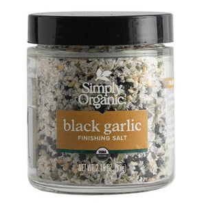 Simply Organic, Organic Black Garlic Finishing Salt, 2.19 Oz(Case Of 6)