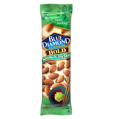 Blue Diamond, Almonds Bold Wasabi And Soy Sauce, 1.5 Oz(Case Of 12)