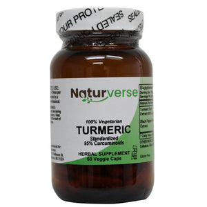 Naturverse, Turmeric Powder Capsules Standardized, 60 VegCaps