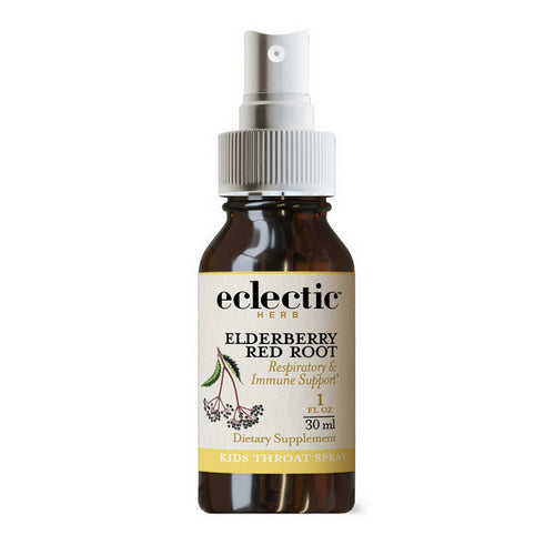 Eclectic Herb, Elderberry Red Root Throat Spray Kids, 1 OZ