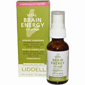 Liddell Laboratories, Brain Energy Spray With Ginkgo, 1 Oz
