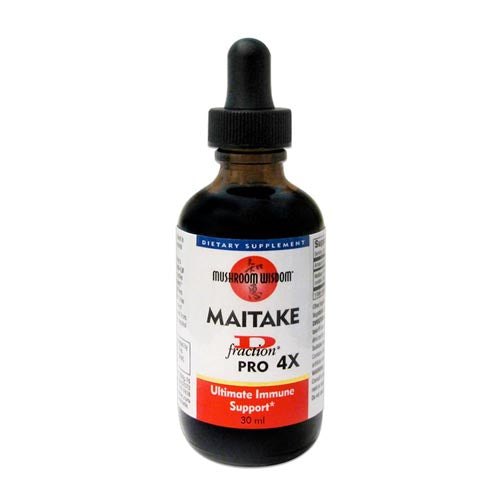 Maitake Mushroom Wisdom, Maitake D-Fraction Pro 4X, 3000 Mg, 30 Oz