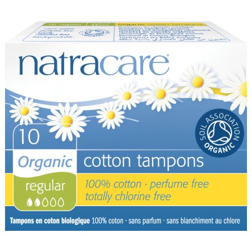 Natracare, Tampons, REGULAR, 10 CT