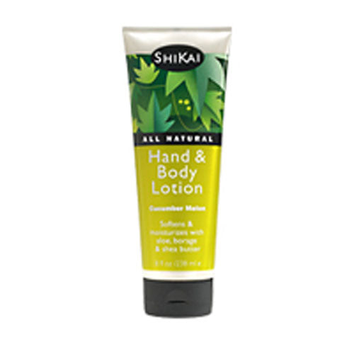 Shikai, Moisturizing Hand And Body Lotion Cucumber Melon, 8 Oz