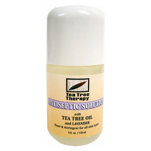 Tea Tree Therapy, Antiseptic Solution Tea Tree Oil And Lavender, 4 Oz