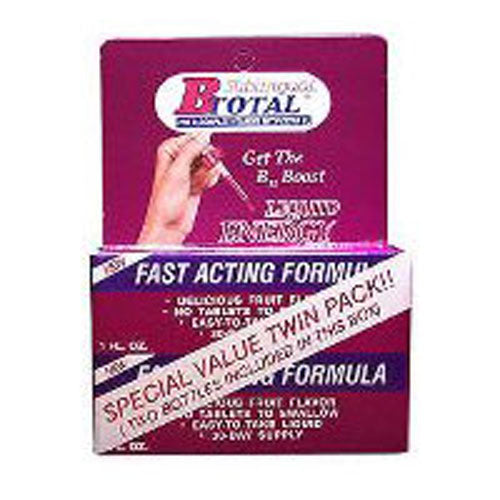 Sublingual, B-Total Twin Pack, 2 Oz